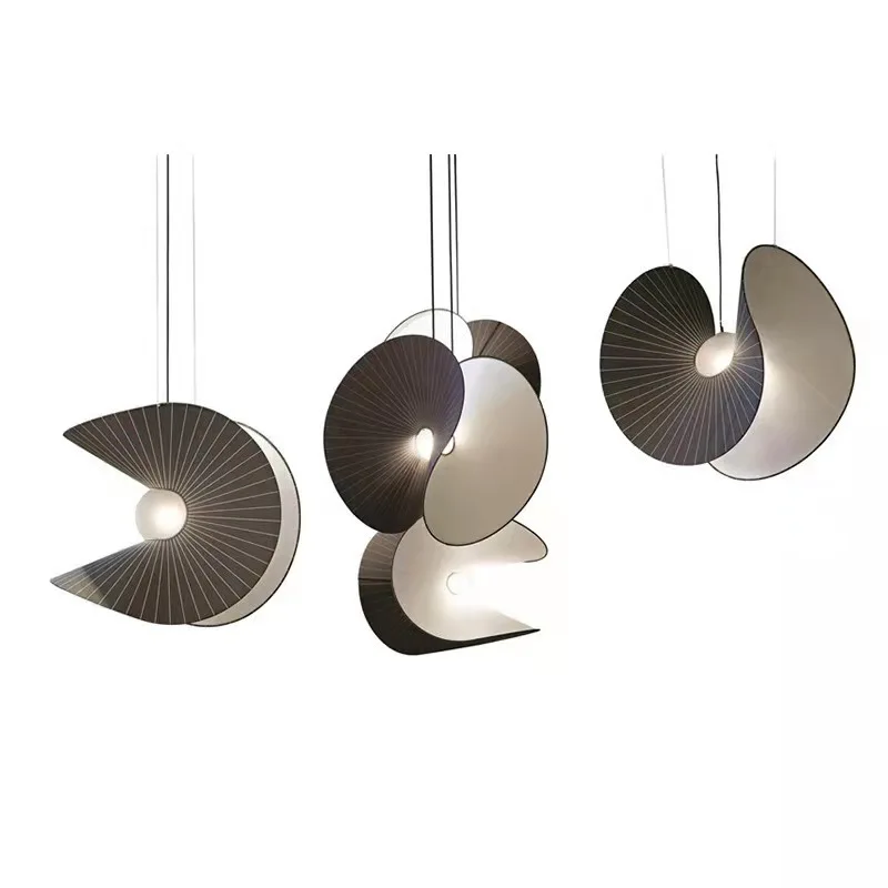 Fabric Chandelier Dining Room LED Lamp Cloakroom Pendant Light Simple Living Study |