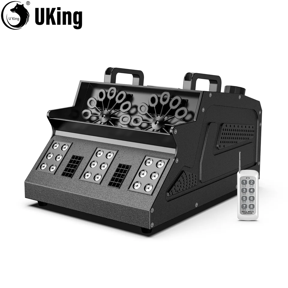 1500W RGB Smoke Bubble Machine for Parties and Events