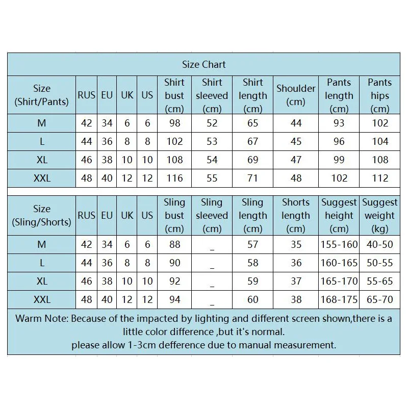 Silk Women Pajamas Print Shorts Long Sleeve Top Elastic Waist Pants Lounge Sleepwear 7 Pieces Set