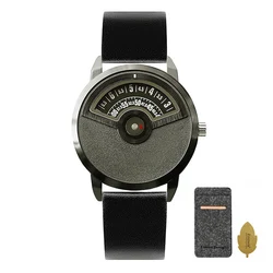 Eagle Eye Unisex Punk Style Trendy Watch (Black - B)