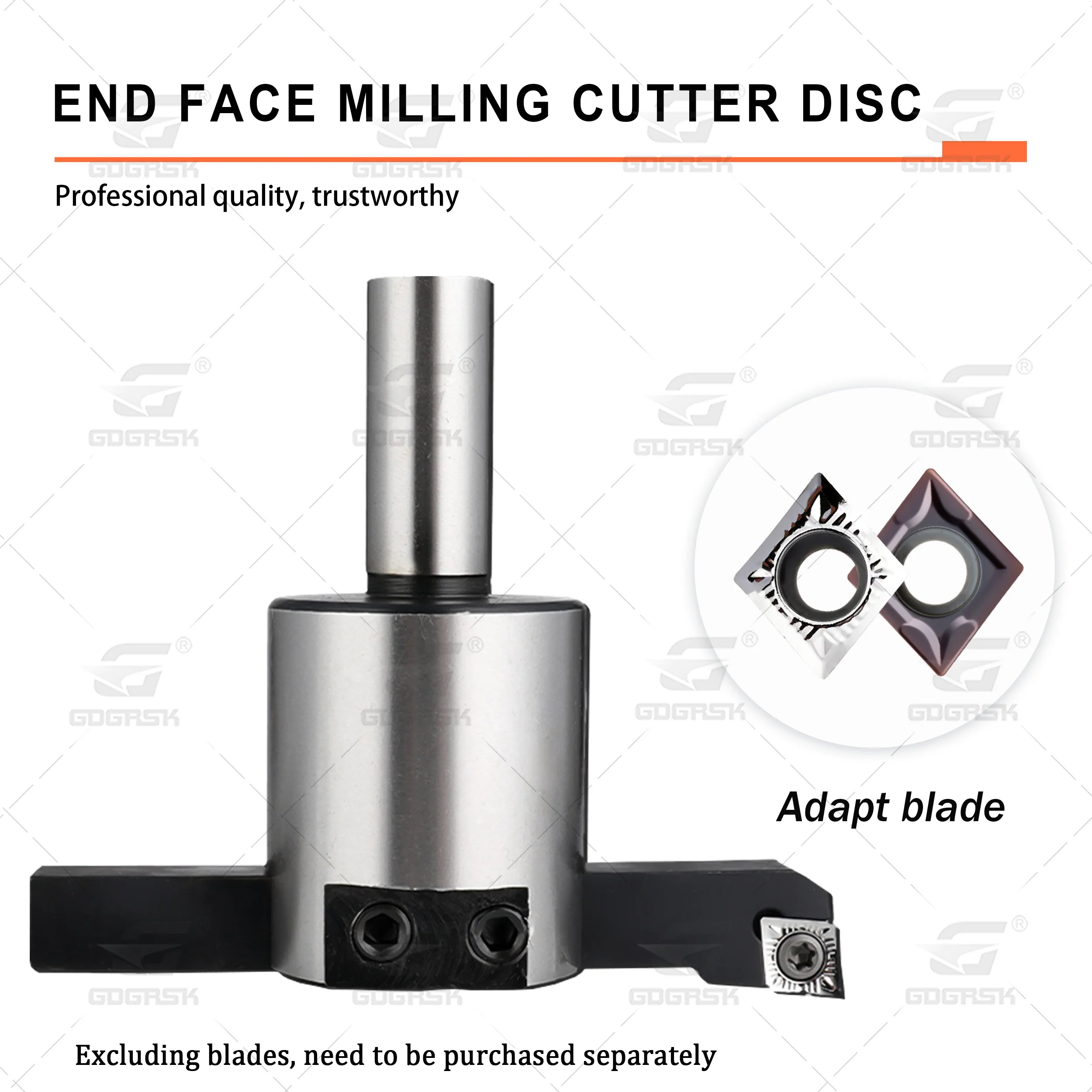 Adjustable End Face Flying Cutter Disc – C12-40-10x10 / C20-50-16x16 Flat Milling Cutter with TCMT Inserts for CNC Lathe & Machining 5
