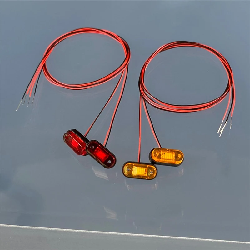 CGRC Luci LED Laterali Per Tamiya RC 1/14 Scania 770S VOLVO MAN – Set Fari Posizione