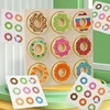 Wooden Doughnut Colors Pairing Toys Montessori Early Education Puzzle Color Matching Game Kindergarten Game Teaching Aids 1