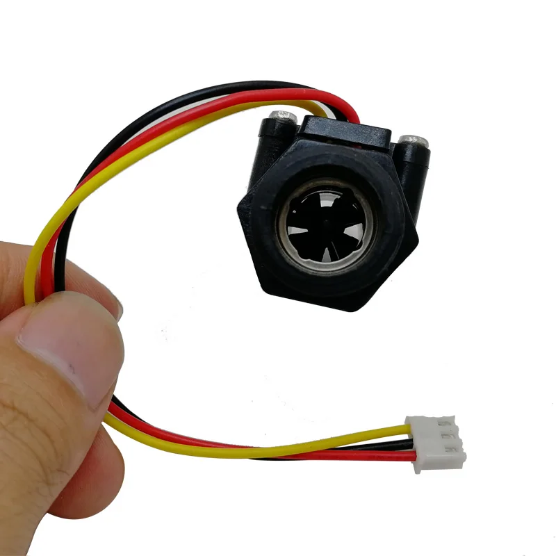 Water Flow Sensor Dc 5v 12v Dn15 Transparent/black Water Sensor Water Flow Meter Measurement Hall Flow Sensor Indicator Counter G1/2