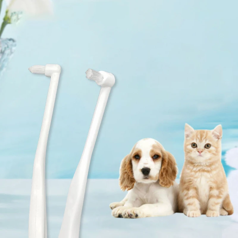 UniversalPetToothbrushBurrsfreeSoftHairToothBrushForDogCat