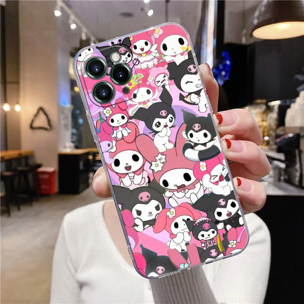 【iPhone16ProMax】 My Melody & Kuromi Case iPhone-16-Pro-Max-Case-6-9inch