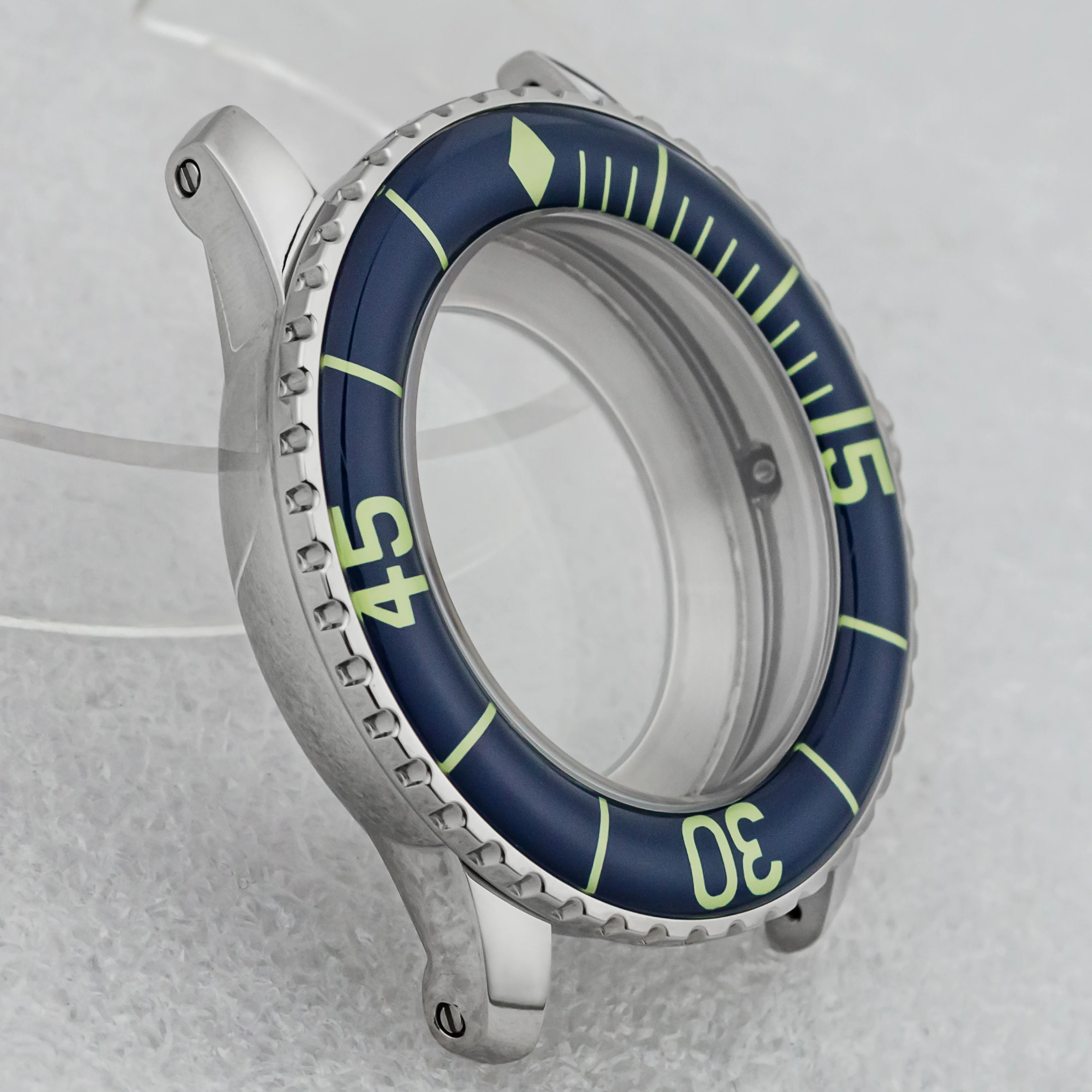 Premium 45mm Stainless Steel 10ATM Waterproof Watch Case