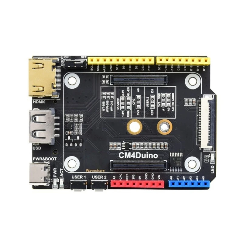 

Для базовой платы CM4-Duino HDMI-совместимый USB M.2 поддерживает экологическую систему для RPI CM4