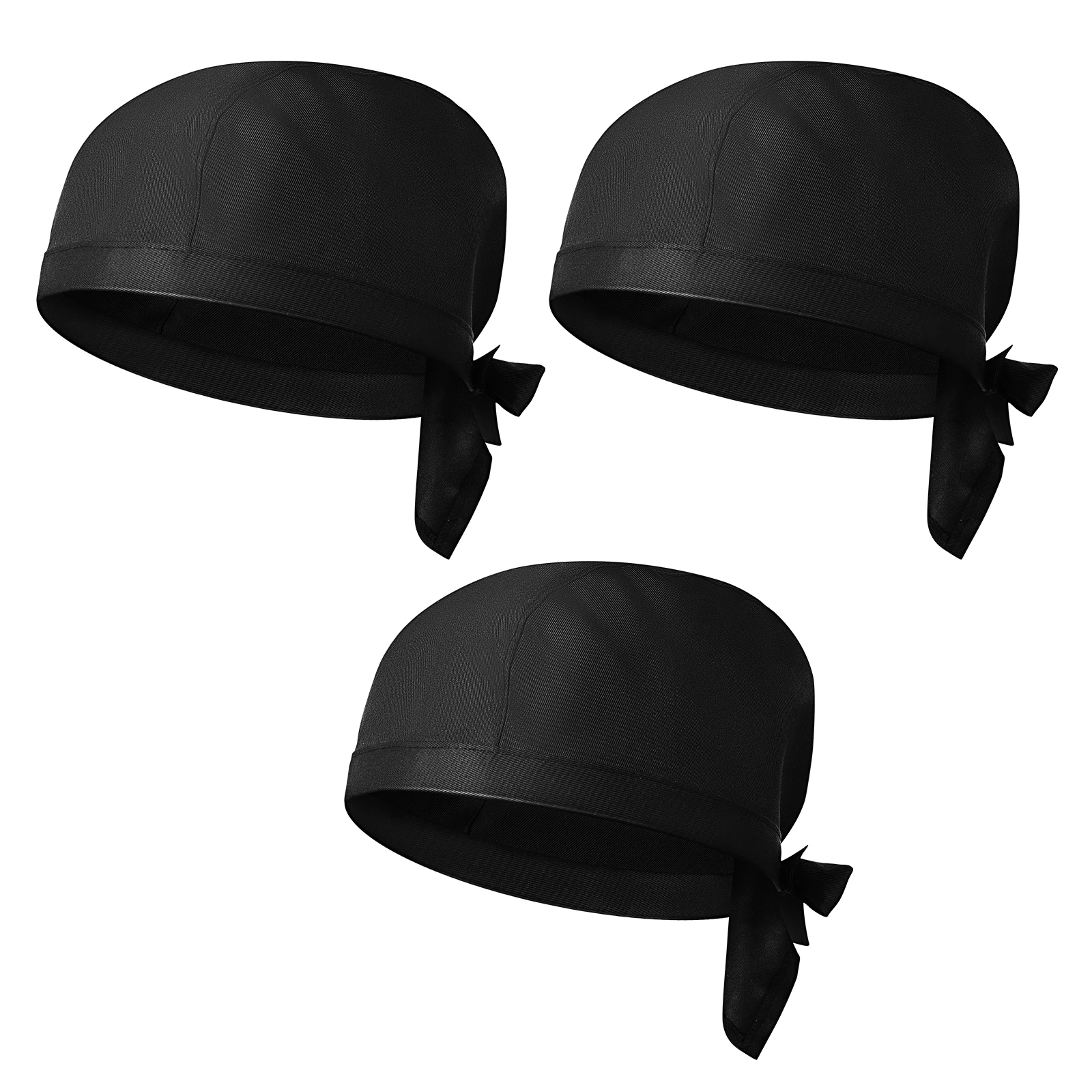 Chef Hat Hats Cap Kids Women Cooking Men Elastic Adjustable Restaurant Adult Black Baker Caps Cook Waiter Kitchen Working