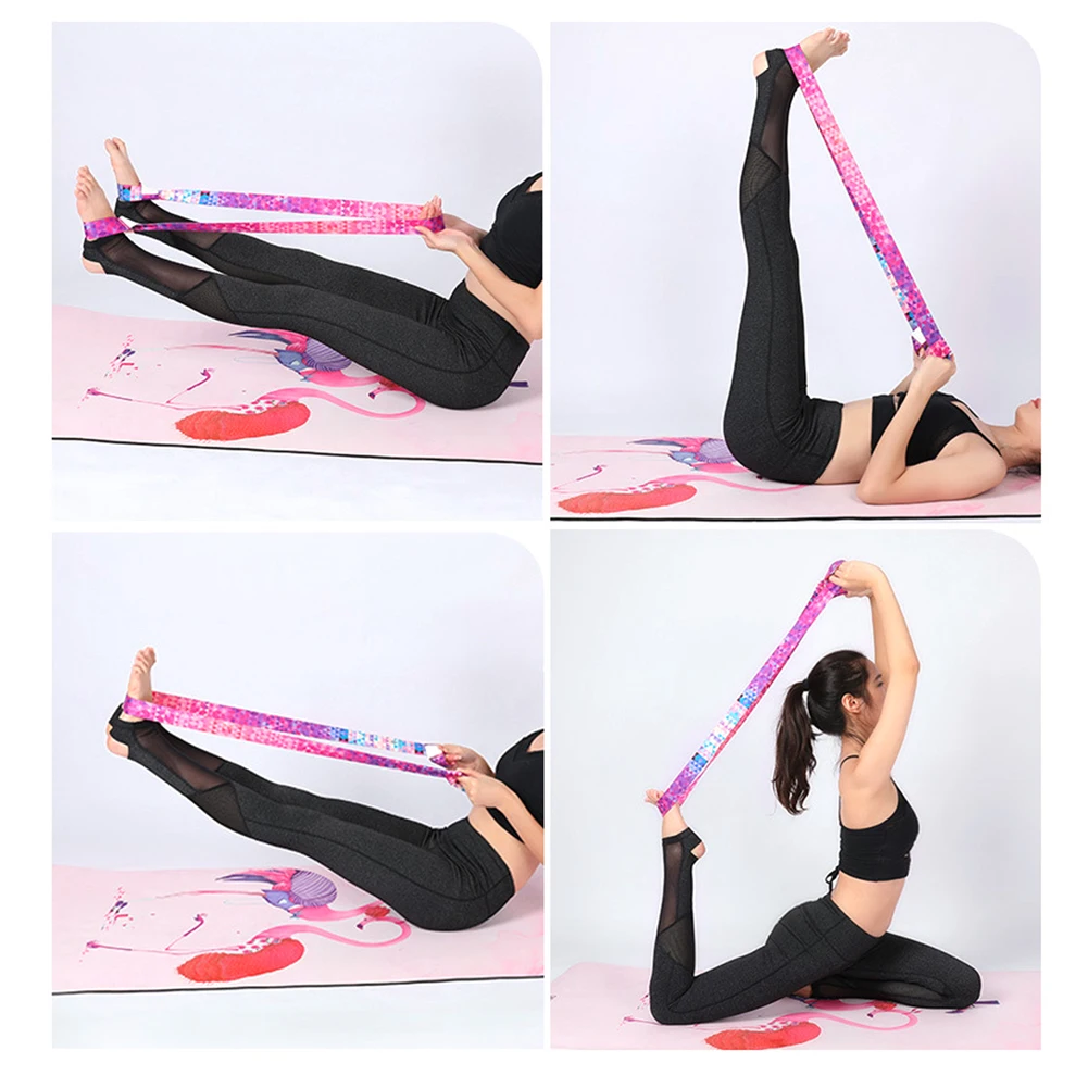 Yoga Strap Yoga Mat Carrying Strap Adjustable Shoulder Straps Pilates Exercise Sling Sports Sling Strap Belt