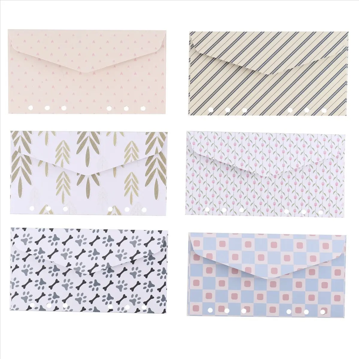 T64C 현금 시스템용 현금 예산 봉투, 현금 예산 관리를 위한 12개의 현금 봉투와 12개의 비용 추적 예산 시트 C