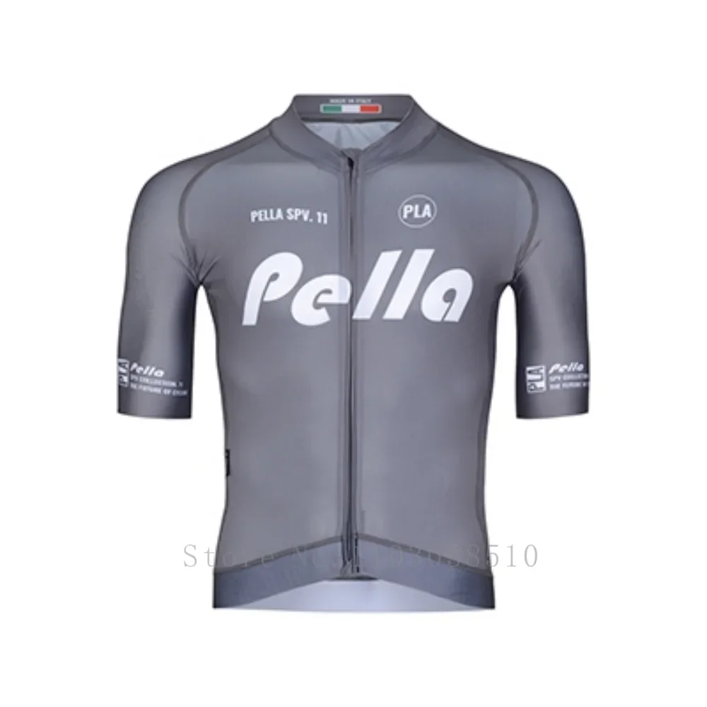 PELLA Men's Short Sleeve Jersey Spring Summer MTB Cycling Clothing
