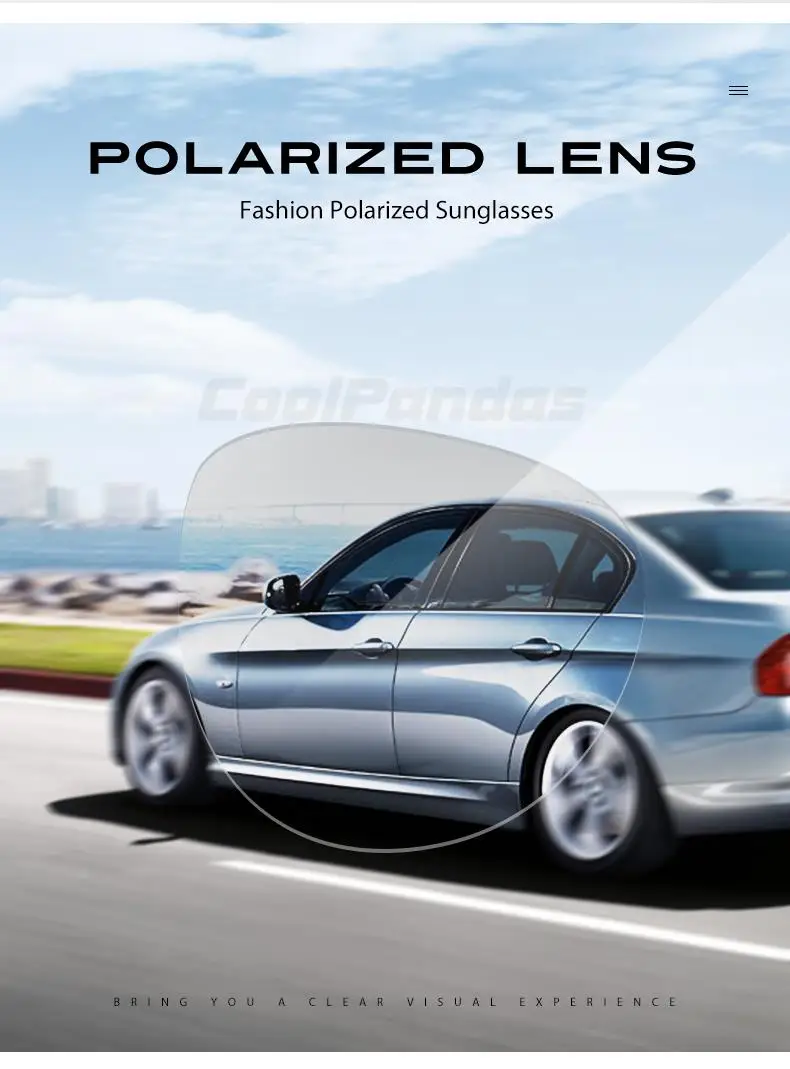 CoolPandas Mode Klapp Sonnenbrille Für Männer Luftfahrt Polarisierte Photochrome Gläser Frauen Tag Nacht Vision Brillen Anti-glare – Detail 4