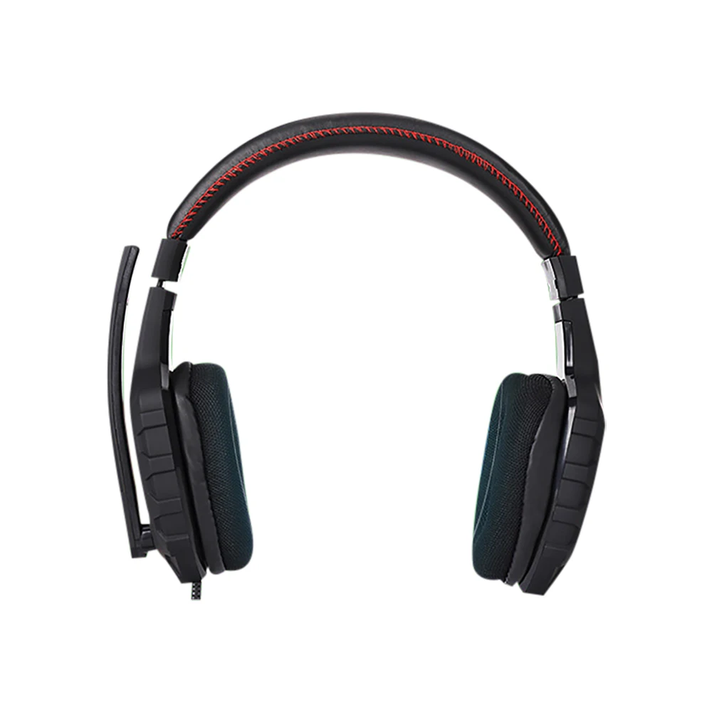 3.5mm Professional E-sports Headsets Luminous Game Computer Wired Headphones with Rotatable Microphone for PC Laptop Learn Play