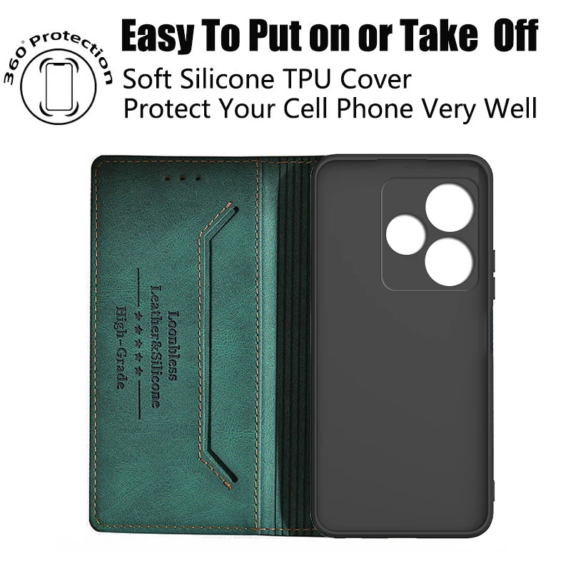Leather Flip Phone Case