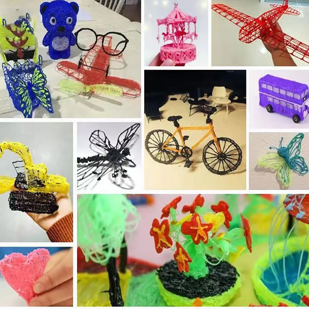 3D Pen LCD Screen 3D Printing Pen PLA Filament Creative Birthday Christmas Toy Gift Kids Design Drawing Printer Drawing 3d printing pen