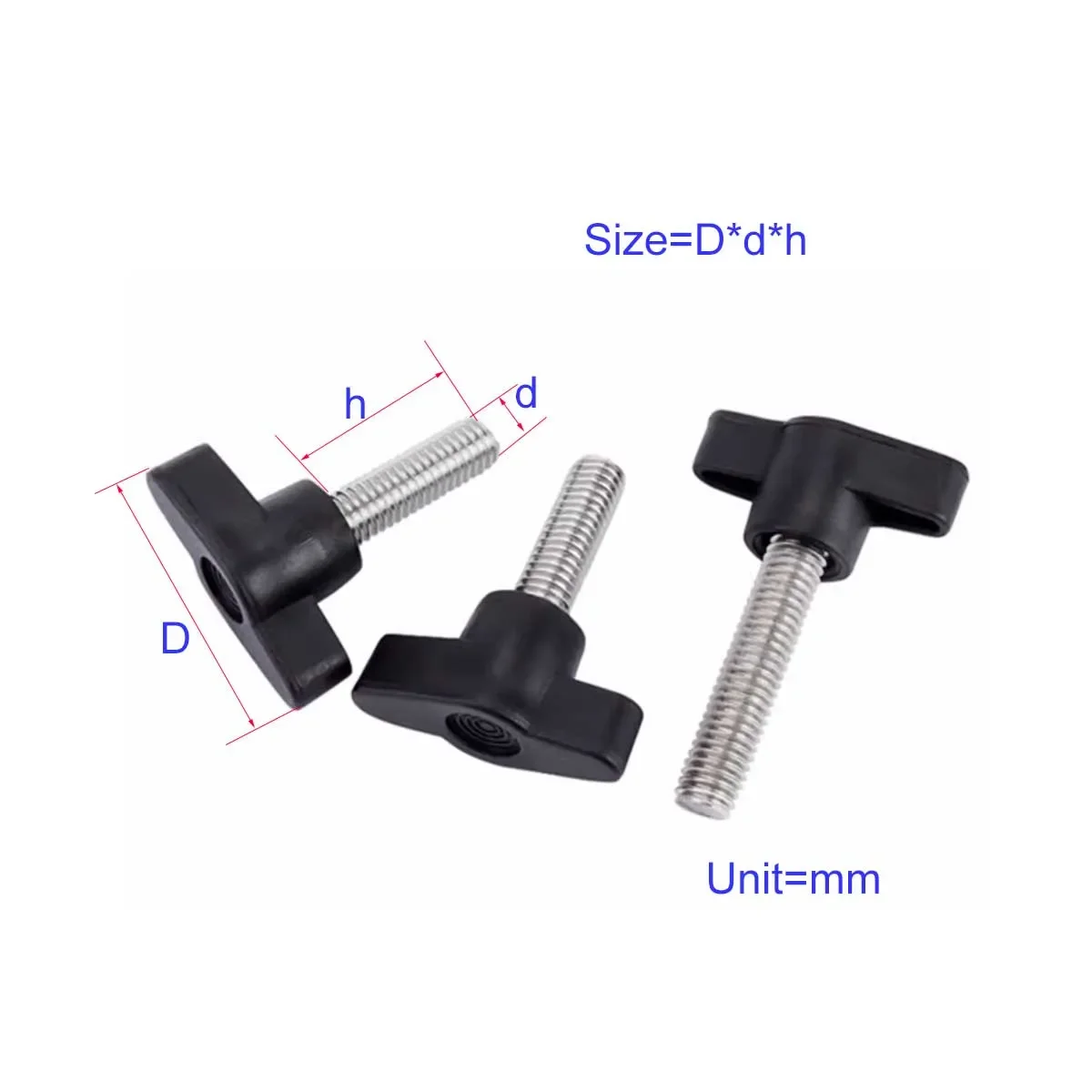 

304 Stainless Steel t-Shaped Handle Screw/Mechanical Handle Fastener M4M5M6