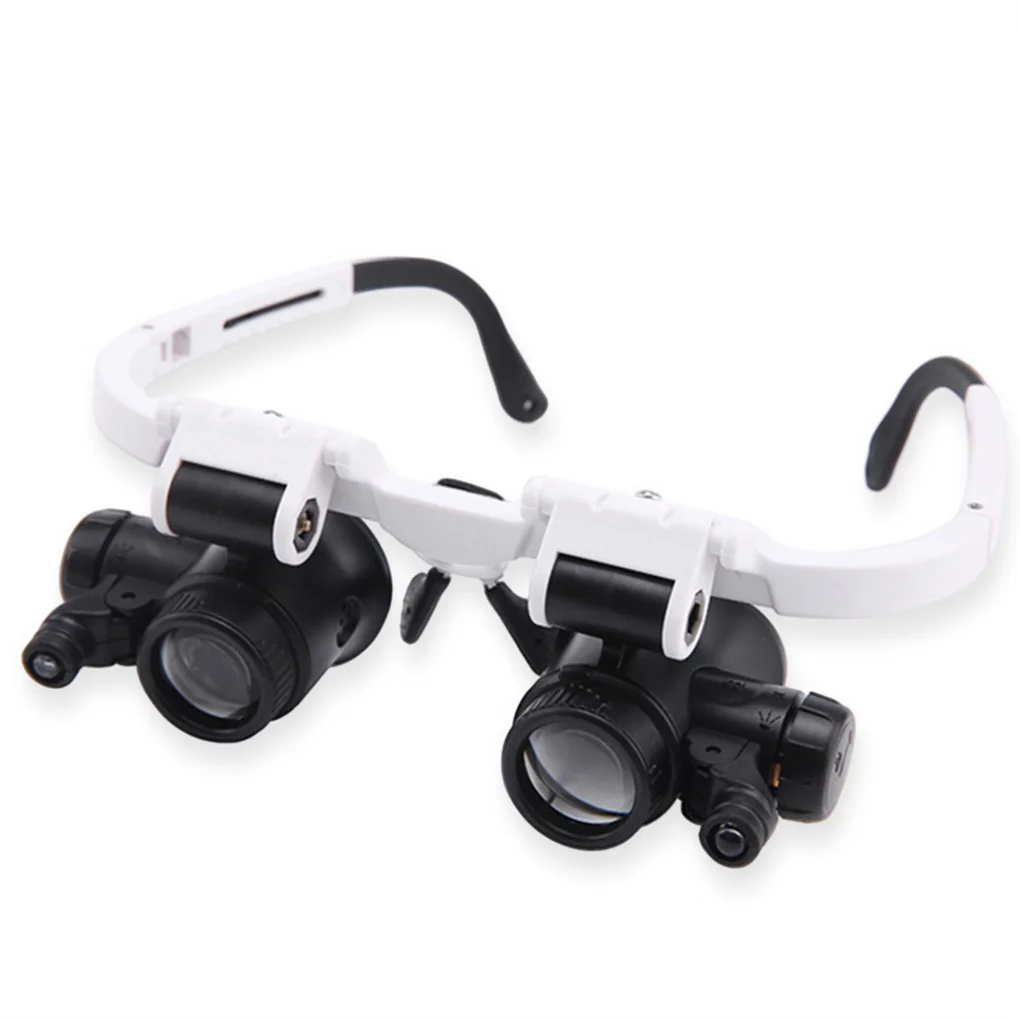 

Magnifying Glasses Collapsible Magnifier Eyeglasses Watchmakers Magnification Loupe Tools Embroidery Close Work Craft