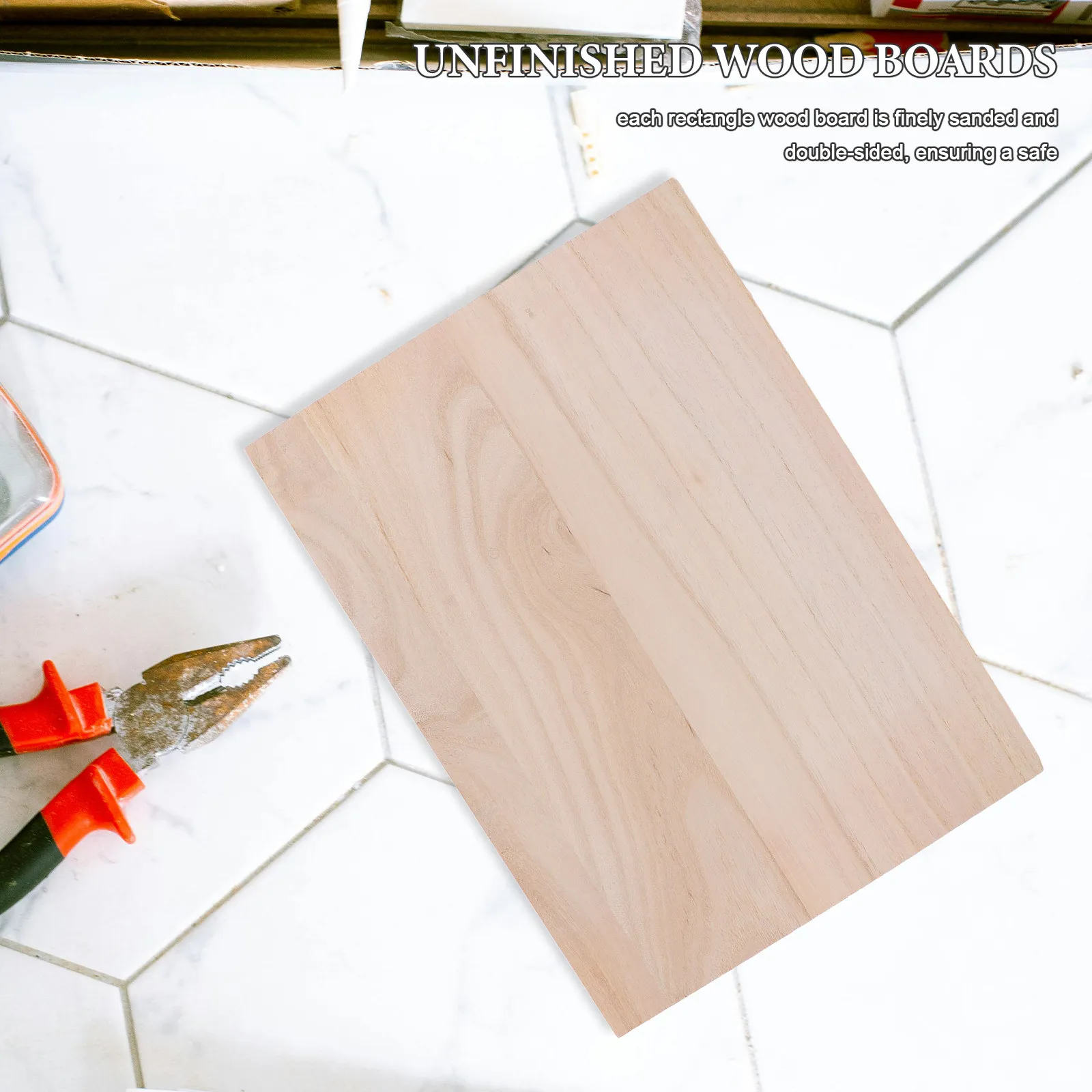 두꺼운 원목 판재 16x12x0.5인치 미완성 목재 시트 선반용 DIY 목재 보드 룸 디바이더 선반 벽 파티션