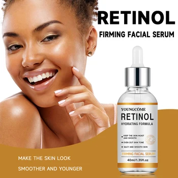 Retinol Anti Aging Removal Wrinkle Serum Firm Lift Fade Fine Lines Moisturizing Face Essence Skin Care Brighten Repair Cosmetic 1