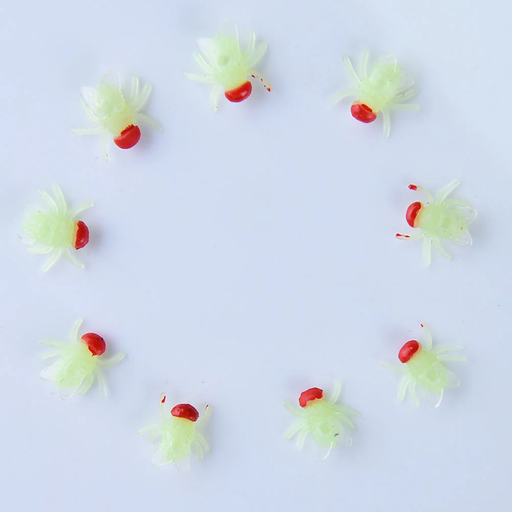 

100 шт., детский пластиковый реквизит в виде мух