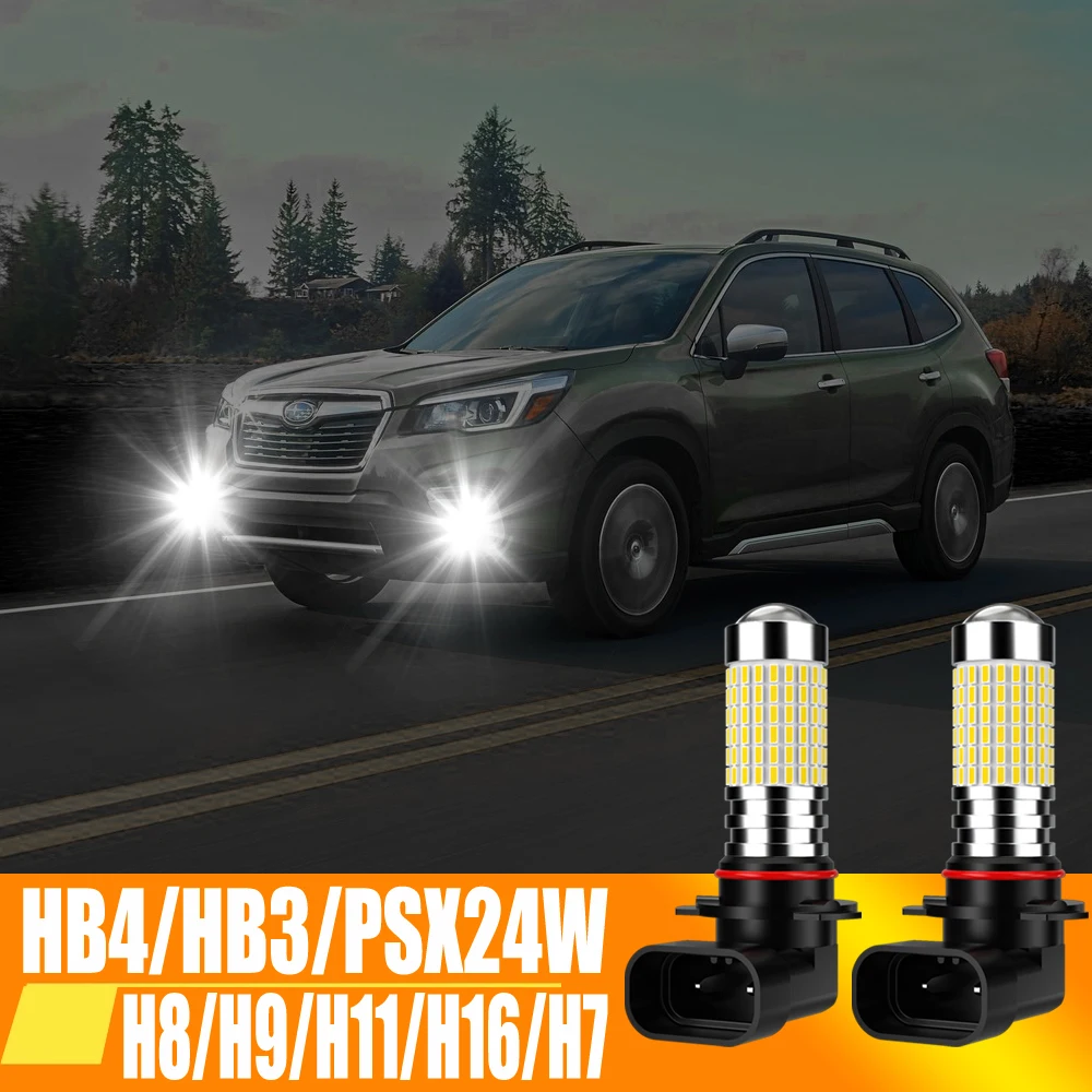 2X Coppie Super Luminoso 12V 6000K Hb3 9005 Hb4 9006 H16 5202 Psx24W H7 H8 H9 H11 H16(Jp) Turbo Canbus Led Del Faro Dell'Automobile Della Lampada Dell