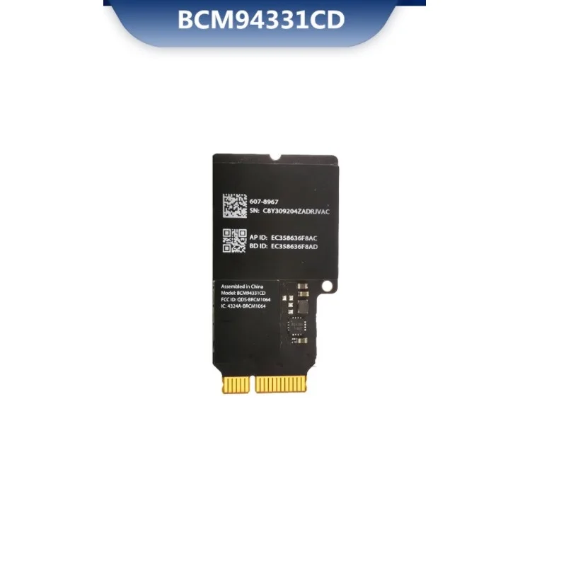 

Wireless 802.11a/b/g Bluetooth 4.0 WiFi Card For Apple iMac A1418 A1419 2012~2013 607-8967 BCM94331CD