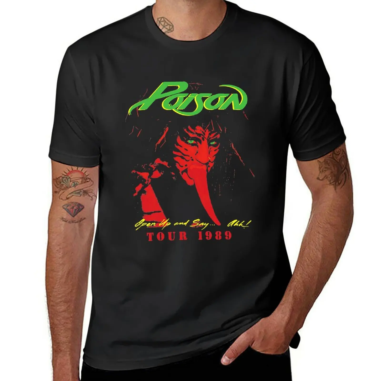 

New Poison T-Shirt plain t-shirt plus size tops man clothes custom t shirts men workout shirt