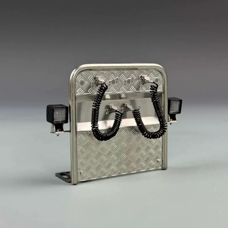 Metal Air Tube Tracheal Rack Spotlight for 1/14 Tamiya RC Truck Scania Benz MAN Scaleclub LESU European Trailer Tractor Part 2