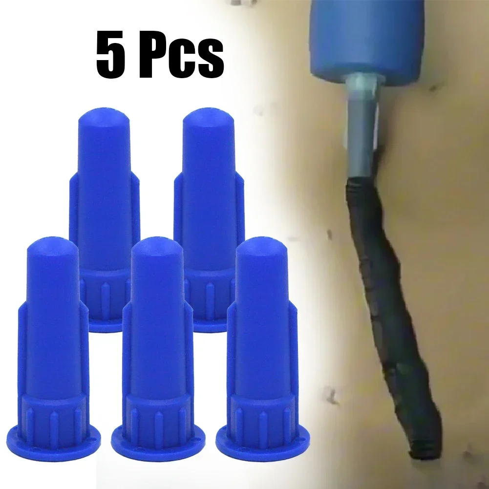 5-pack 56mm Small Bag Special Conical Caulking Replacement Nozzles Nozzle Tips For Silicone Sealant Dispenser Parts 2