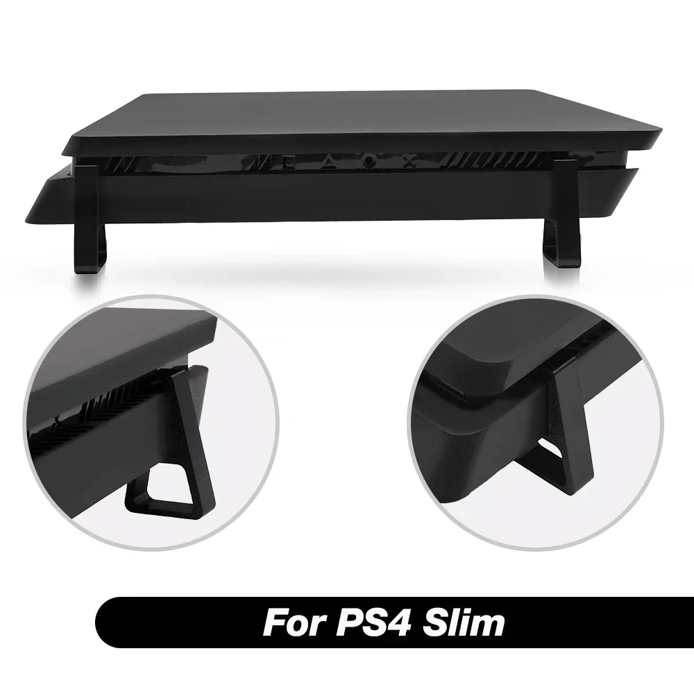 TECTINTER Cooling Horizontal Version Holder Stand For PS4 /Slim /Pro Console Accessories Anti-Slip Base Flat-Mounted Bracket