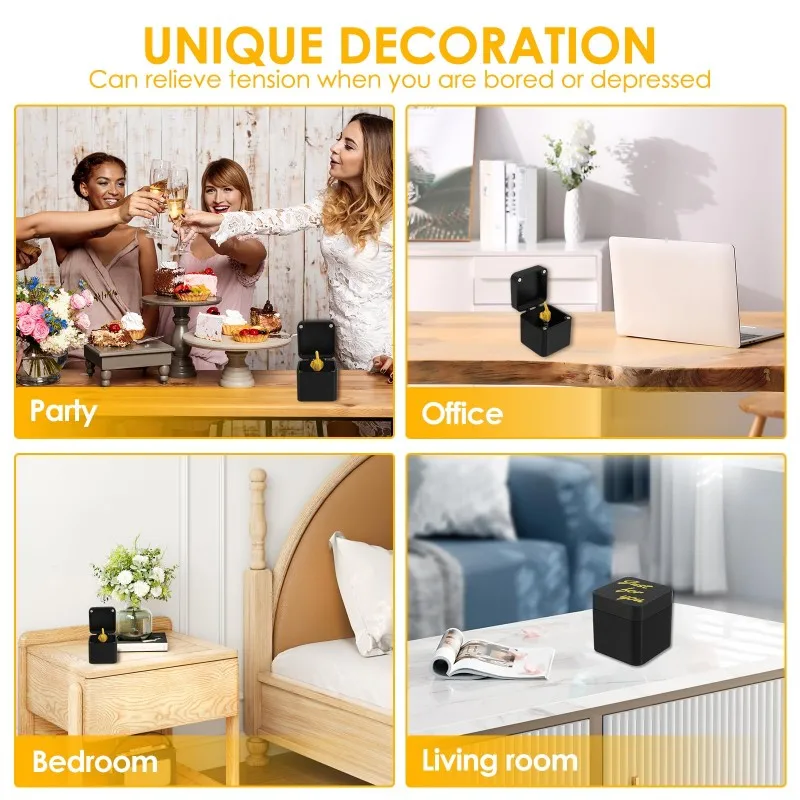 Interesting Prank Gift Middle Finger In Box Box Funny Creative Gifts Office Desk Decoration Home Decoration Gifts For Guests