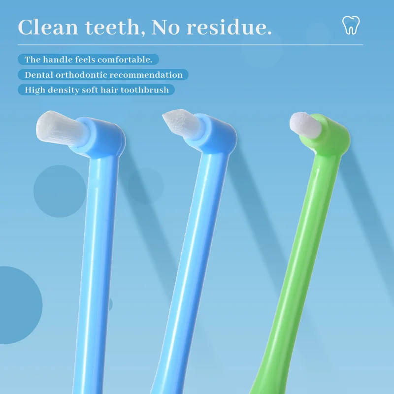 Compact Interdental Brush with Soft Bristles
