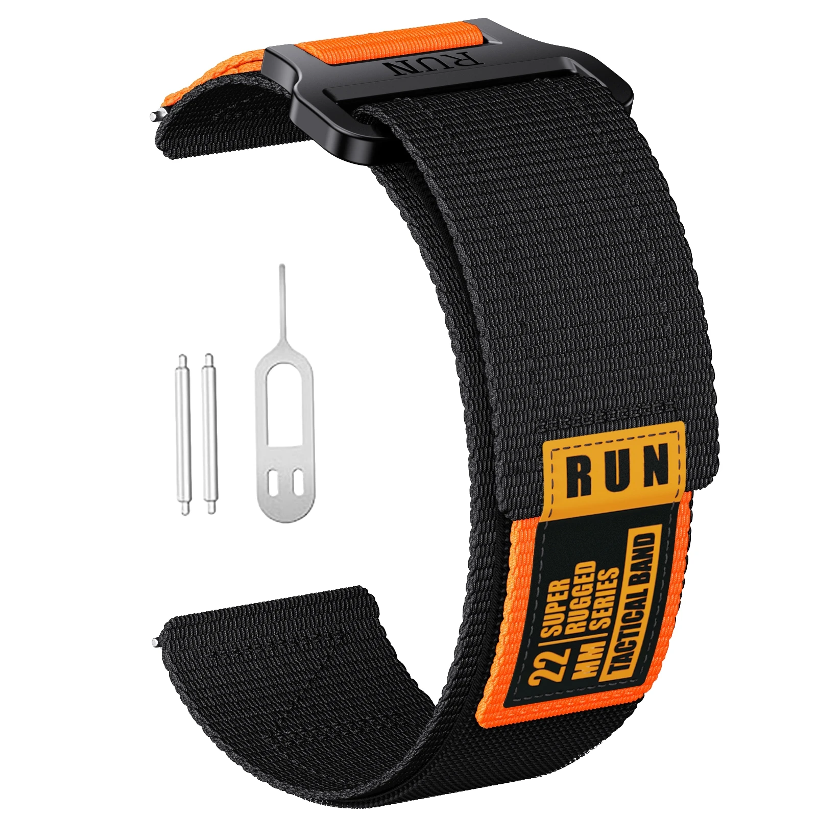 Enhanced Silicone Sport Watch Strap - 22mm Interchangeable Wristband