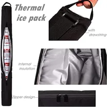 

1PC Cylinder Messenger Outdoor Long Tube Golf Cola Beer Insulation Ice Bag Bag Accessories Supplies Outdoor travel accessories