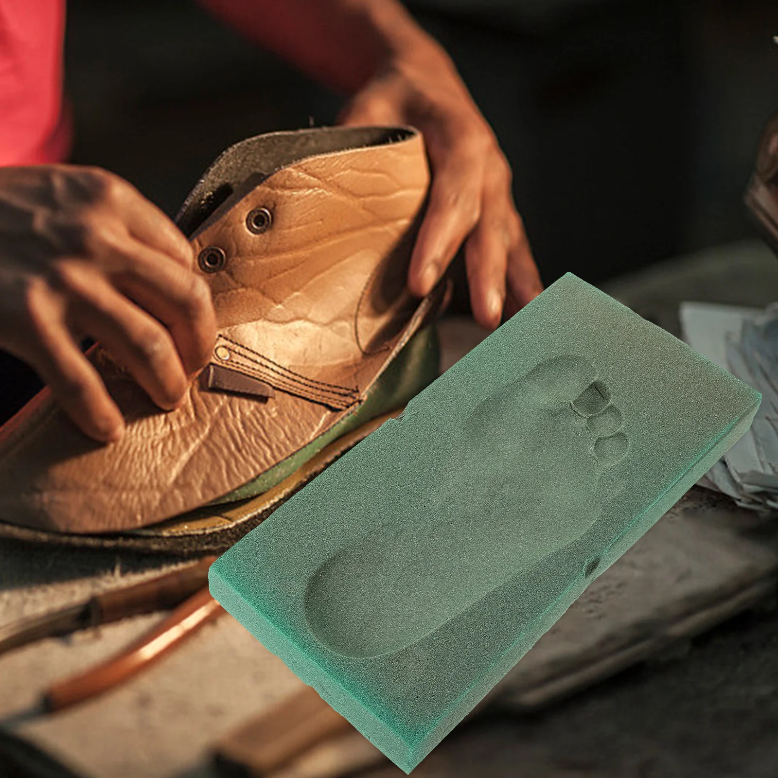 

Multi-Functional Foot Impression Foam Box Footprint Shape Molding Box For Customizing Insoles Foot Orthotic