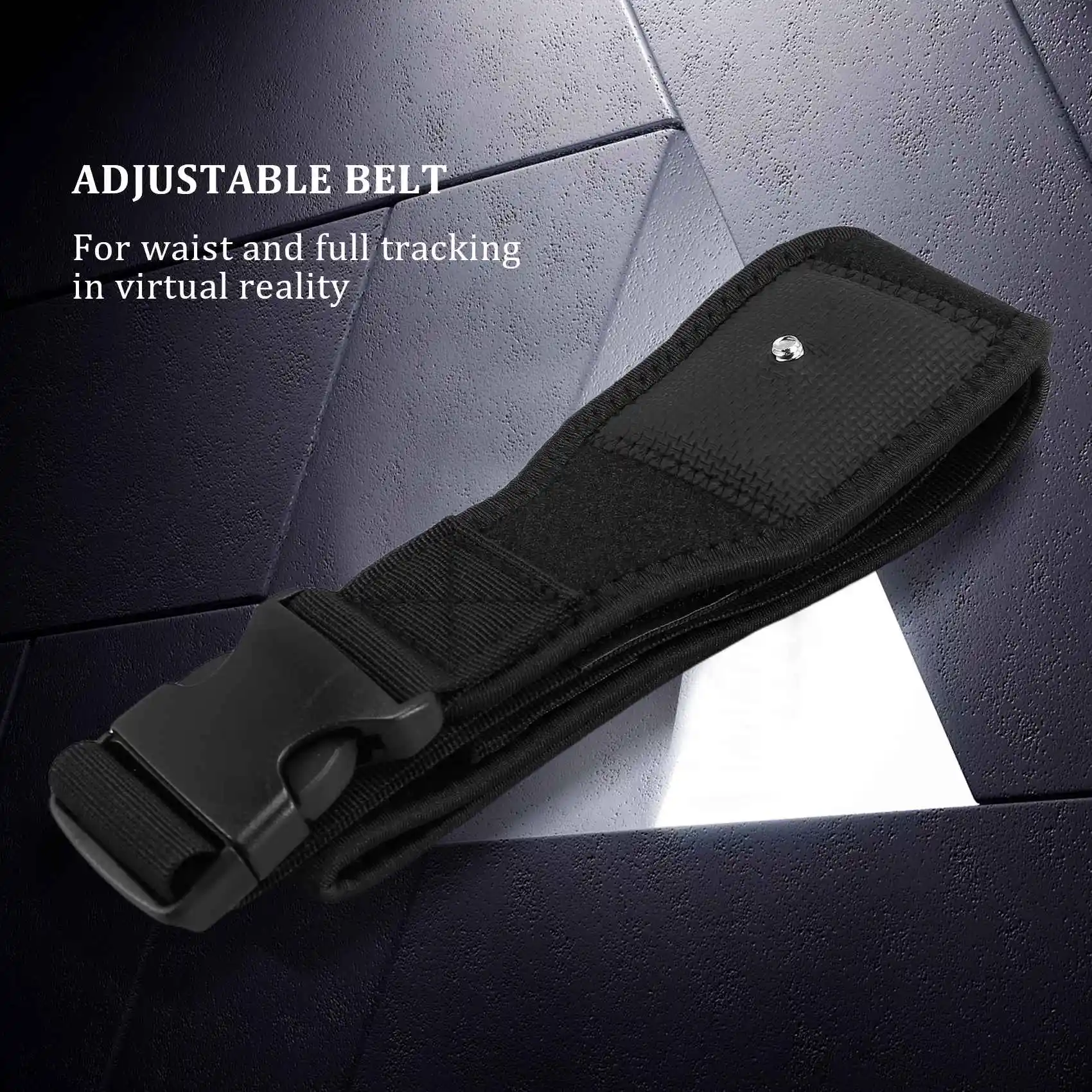 VR Tracker Belt for HTC Vive System Tracker Puck-Adjustable Belt Strap for Waist and Full Tracking in Virtual Reality