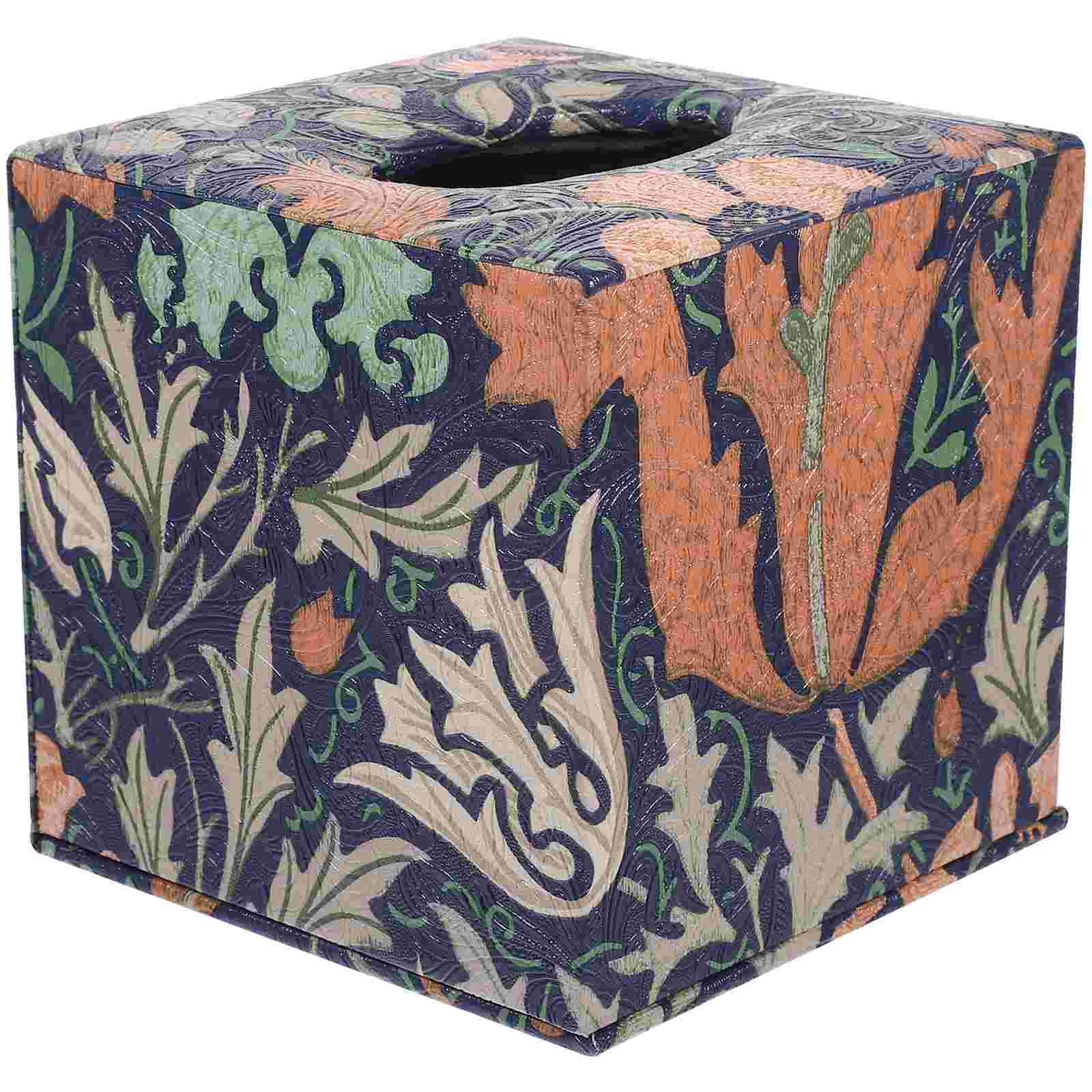 

Vintage Towel Box Paper Dispenser Napkin Tissue Holder Car Towels Table Storage Case