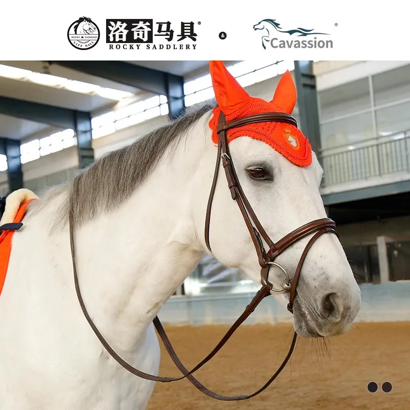 Horse Riding Equipment Cavassion Equestrian Leatherwork Horse Leather Bridle Black Pony Cob Full Bridle Brown