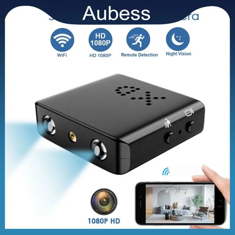1080p Hd Xd Mini Camera Infrared Night Vision Smallest Camera Builtin
