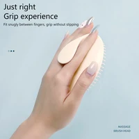 Fashion Shampoo Comb Silica Gel Head Massage Styling Tool Meridian Unblocking Hair Washing Tool - Image 3