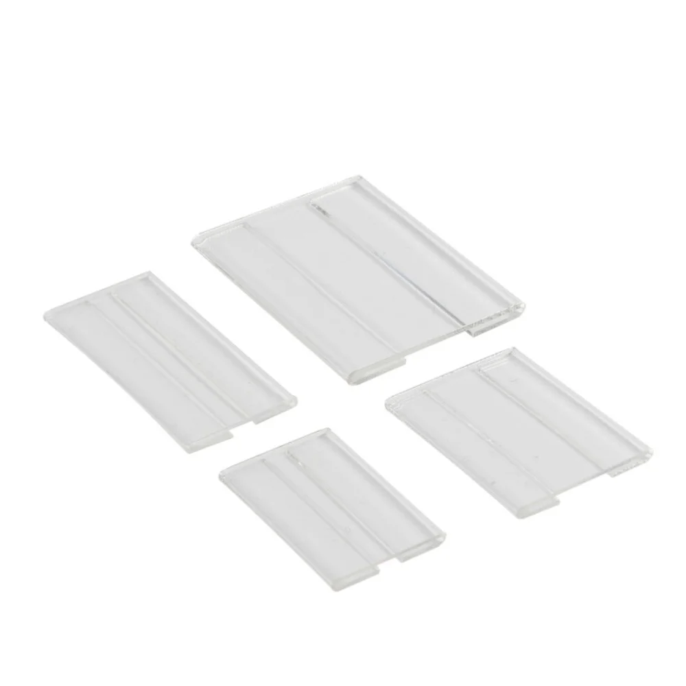Acrylic Mini Office Library File Drawer Paper Tag Holder Label Card Holders Frames