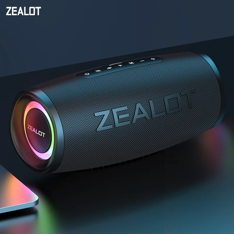 ZEALOT Bluetooth S56 40W IPX6防水 ZEALOT-S56 Bluetooth Speaker 40W Output Power Bluetooth Speaker