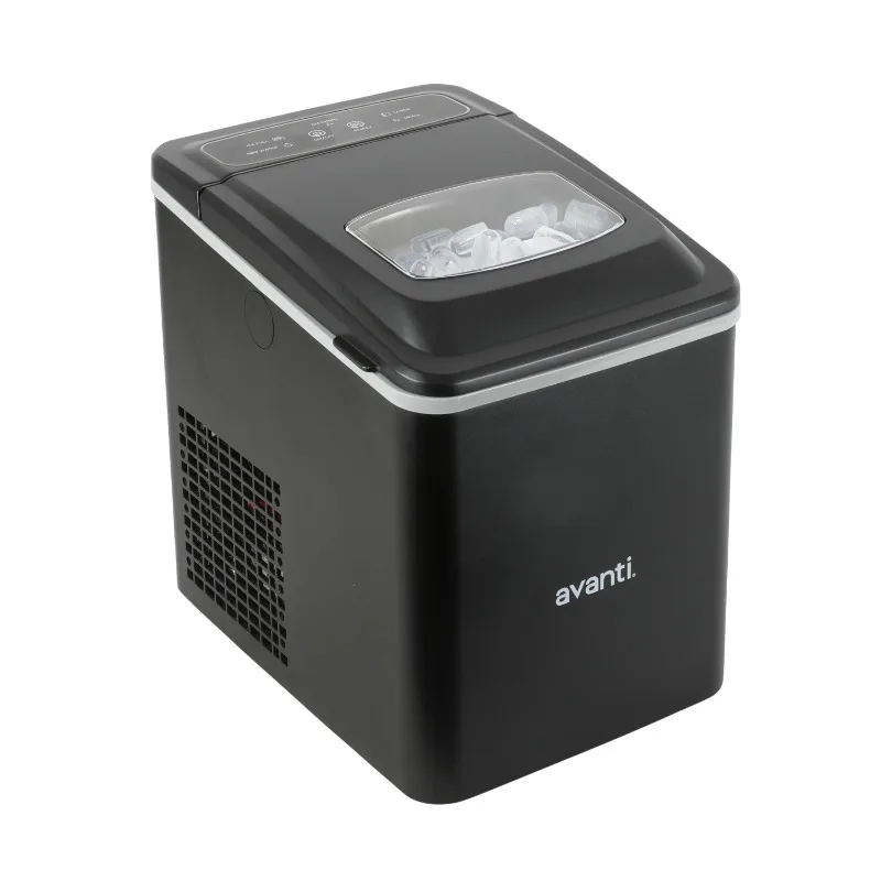 Avanti Countertop Bullet Ice Maker 26lb Black
