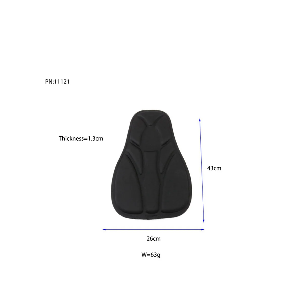 

Scuba Diving Backplate Pad Professional Soft Diving BCD Back Cushion BCD Harness Back Plate Pad A