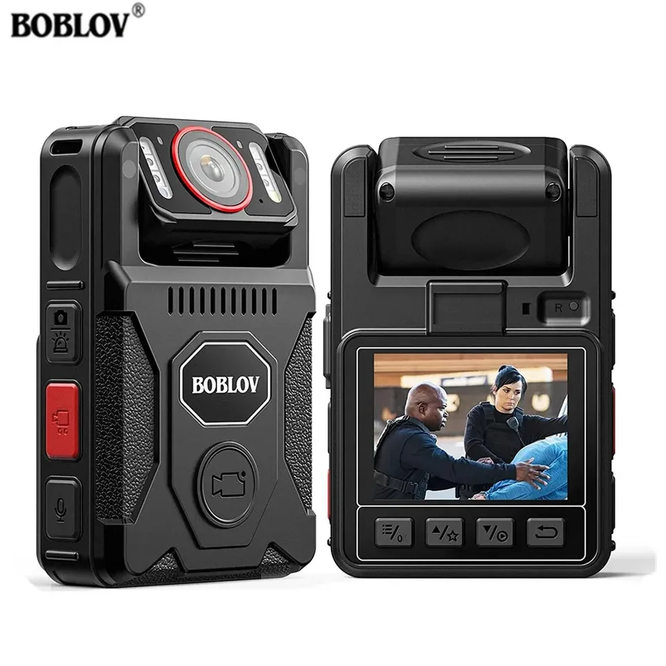 BOBLOV M7 Pro 4K GPS Body Camera with Rotation