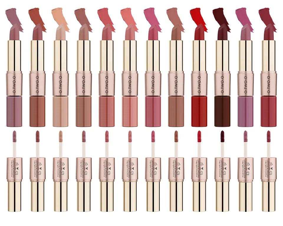 Wasserfester 2 In 1matter Lippenstift Und Lipgloss Langhaftend_voghion.com