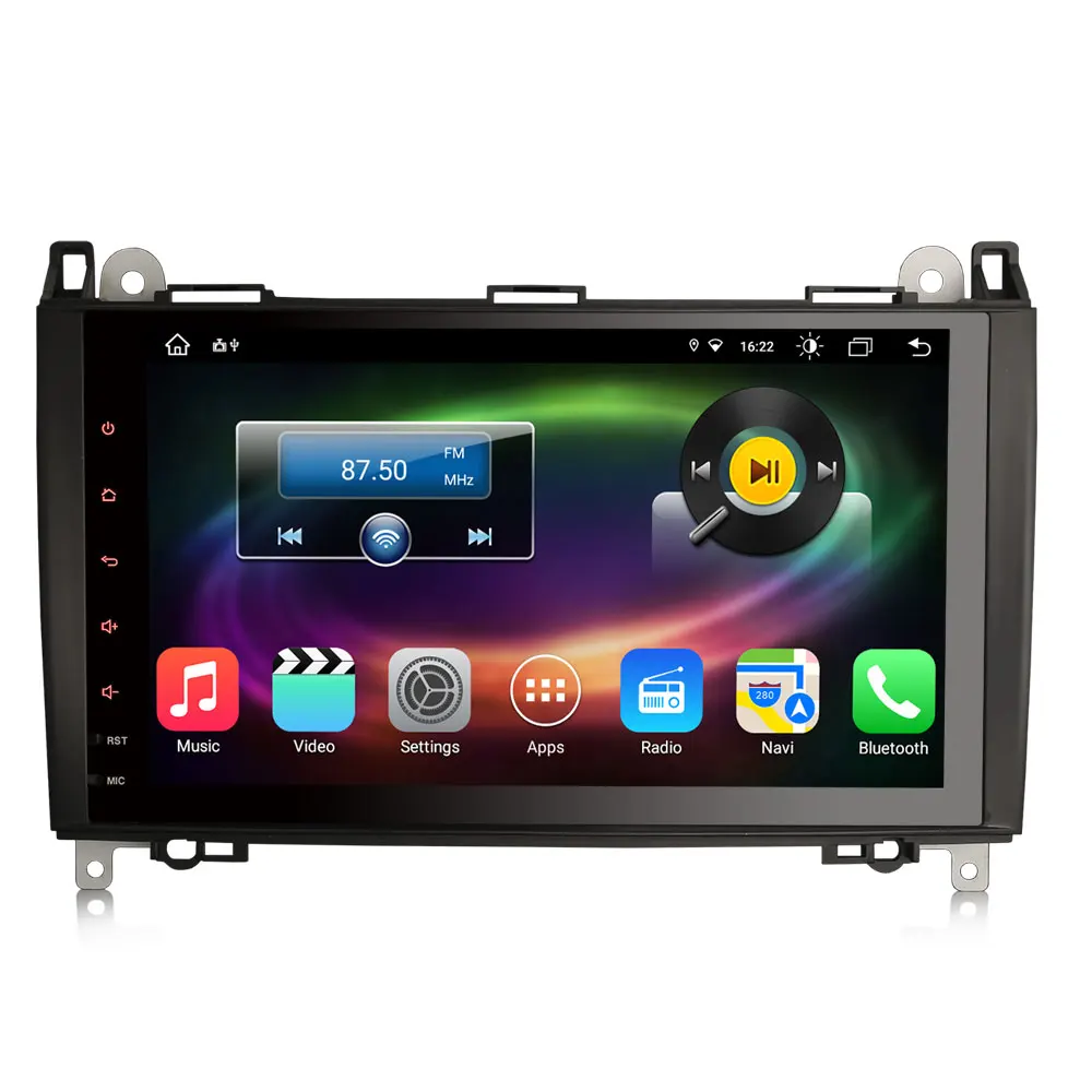 9" Android 11.0 Os Car Multimedia System Player Navigation Gps Radio