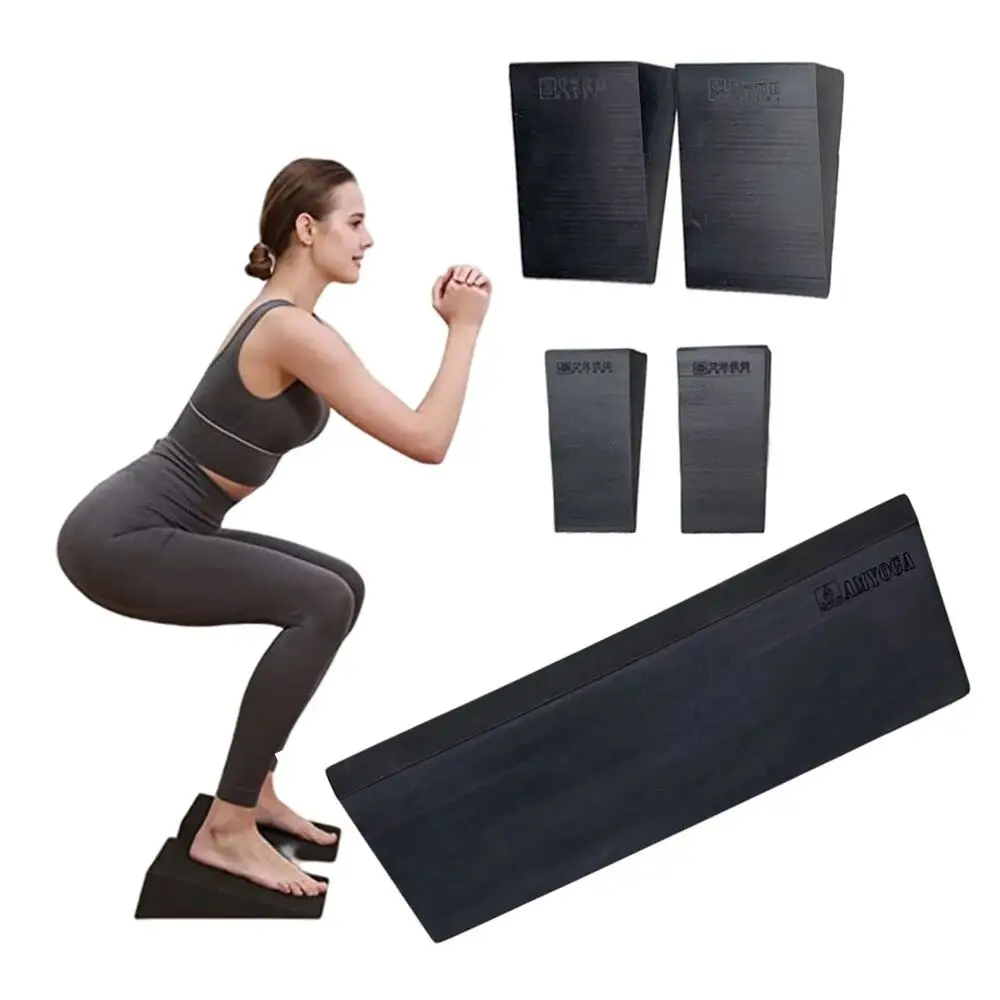 Yoga Blocks Yoga Brick Yoga Accessories Yoga Wedge Board 1/2 Pcs Yoga Wedge Blocks Lightweight Yoga Wedge Stretch Slant Board Wrist Lower Back Support for Exercise Gym Fitness