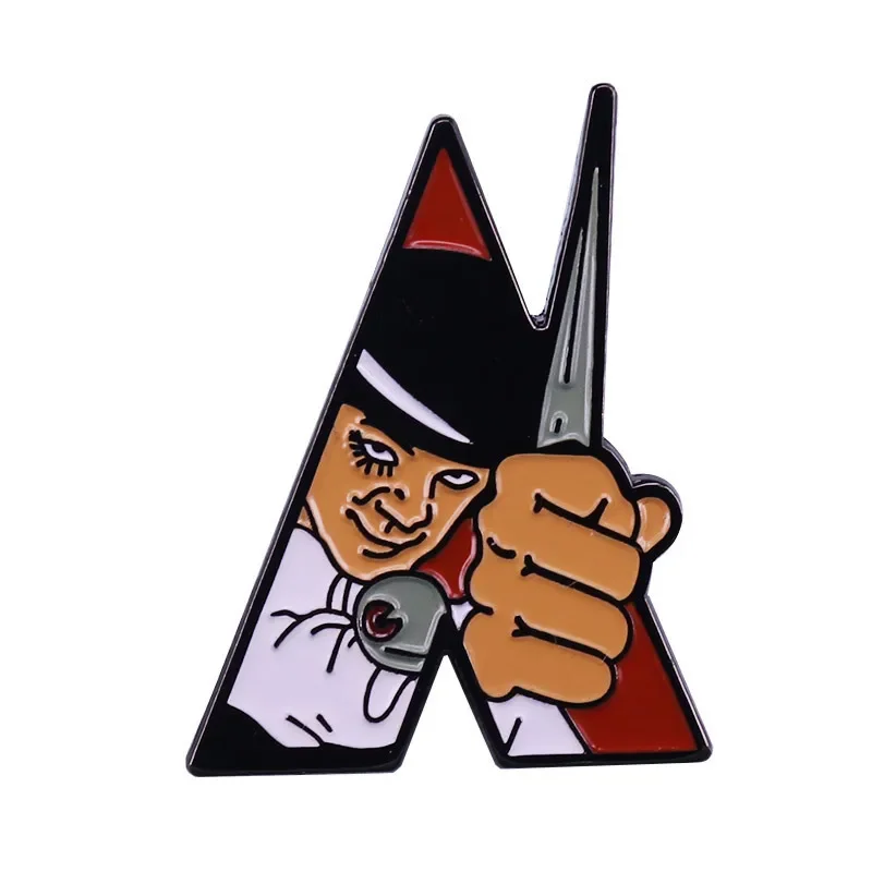 thumbnail image 1 of Best Quality Crime Movie Enamel Pin Metal Badge Lapel Brooch Fashion Jackets Backpack Decoration Jewelry Gift For Fans Wholesale, 1 of 5